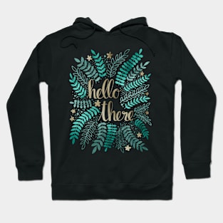 Hello There - Green and Gold Hoodie